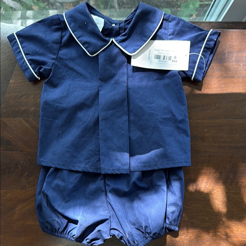 NWT Navy Blue Kids Matching Set 3M